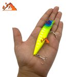 لور پاپر ماهیگیری کد PR102 زرد آبی وزن 11.5 گرم طول 9 سانتیمتر - تصویر 3