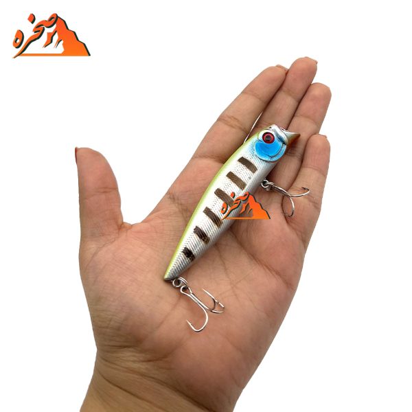 لور پاپر ماهیگیری کد PR105 نقره ای خط مشکی وزن 11.5 گرم طول 9 سانتیمتر - تصویر 3