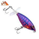 ماهی دم چرخان دو پره ای کد DP101 بنفش وزن 12 گرم طول 10 سانتیمتر - تصویر 2