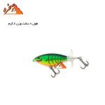 ماهی دم چرخان دو پره ای کد DP102 سبز وزن 12 گرم طول 10 سانتیمتر
