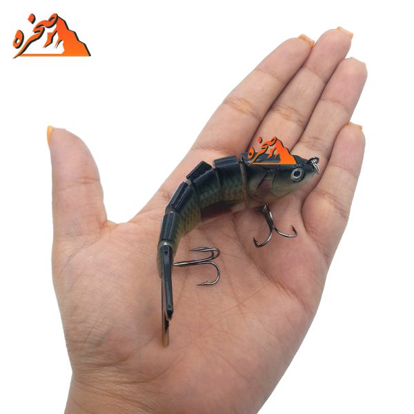 طعمه ماهیگیری شش تکه کد GBT113 وزن 20 گرم طول 9 سانتیمتر - تصویر 2