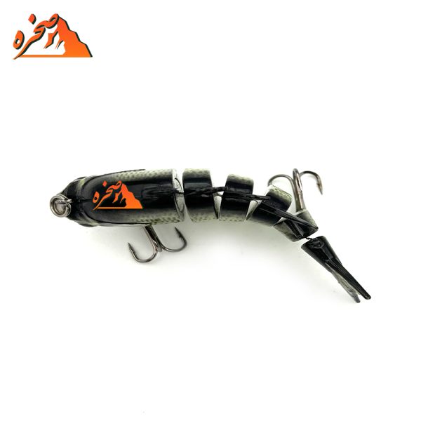 ماهی شش تکه رنگ سبز کد GR603 وزن 15.5 گرم طول 7 سانتیمتر - تصویر 3