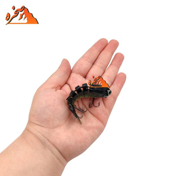ماهی شش تکه سبز تیره کد DGR607 وزن 15.5 گرم طول 7 سانتیمتر - تصویر 3