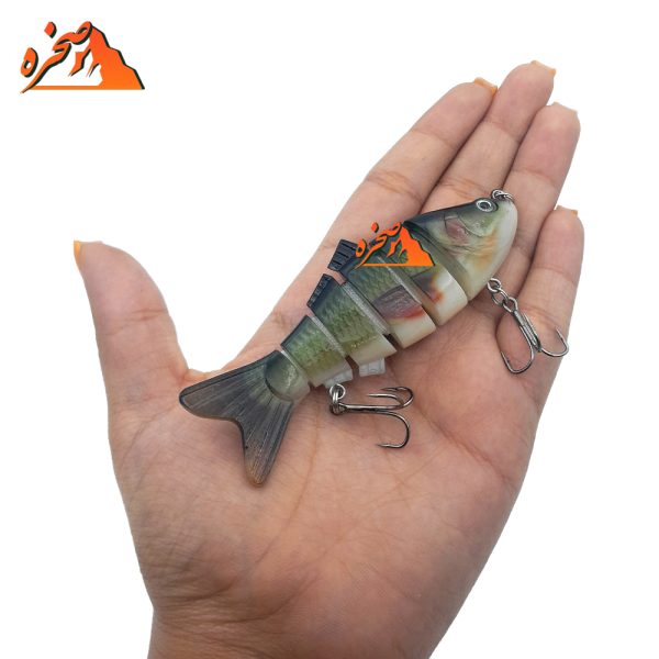 طعمه ماهیگیری شش تکه کد GBT113 وزن 20 گرم طول 9 سانتیمتر - تصویر 3