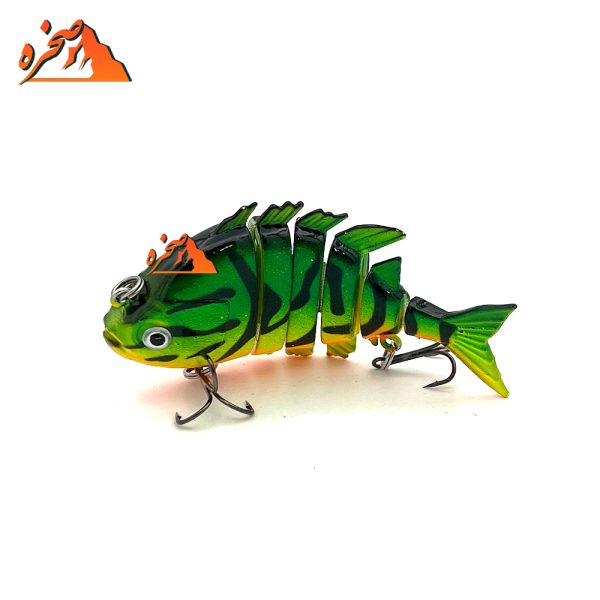 ماهی شش تکه رنگ پرچمی کد FL602 وزن 15.5 گرم طول 7 سانتیمتر - تصویر 4