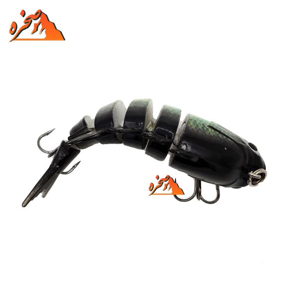 ماهی شش تکه سبز تیره کد DGR607 وزن 15.5 گرم طول 7 سانتیمتر - تصویر 4