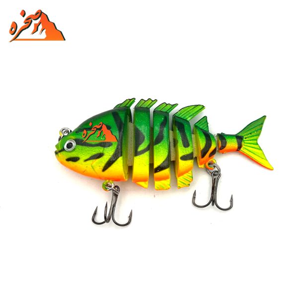 ماهی شش تکه رنگ پرچمی کد FL602 وزن 15.5 گرم طول 7 سانتیمتر - تصویر 5