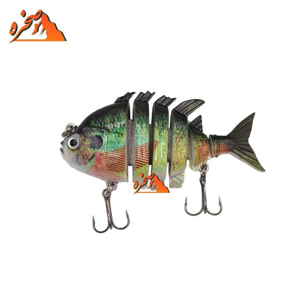 ماهی شش تکه سبز تیره کد DGR607 وزن 15.5 گرم طول 7 سانتیمتر - تصویر 5
