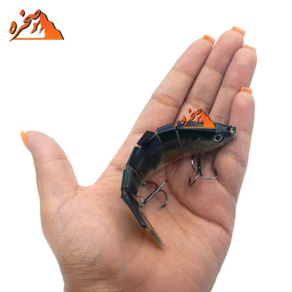 طعمه ماهیگیری شش تکه کد DGRN111 وزن 20 گرم طول 9 سانتیمتر - تصویر 2