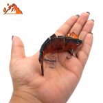 طعمه ماهیگیری شش تکه کد BRN114 وزن 20 گرم طول 9 سانتیمتر - تصویر 2