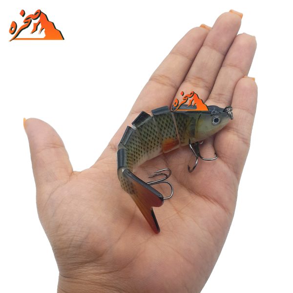 طعمه ماهیگیری شش تکه کد GRT112 وزن 20 گرم طول 9 سانتیمتر - تصویر 2