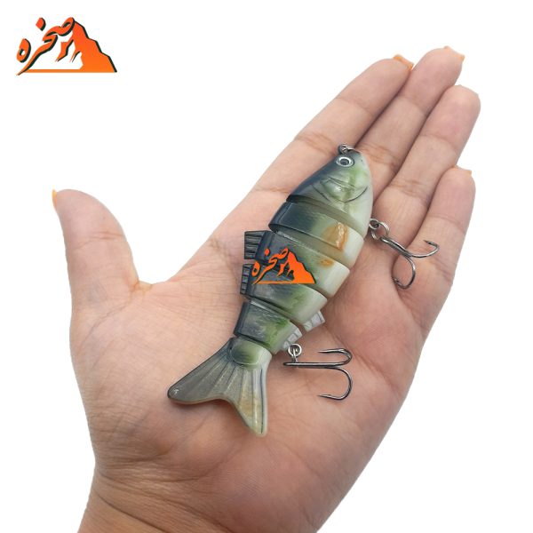 طعمه ماهیگیری شش تکه کد DGRN111 وزن 20 گرم طول 9 سانتیمتر - تصویر 3