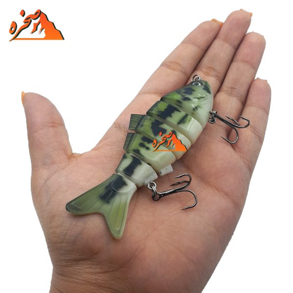طعمه ماهیگیری شش تکه کد ART110 وزن 20 گرم طول 9 سانتیمتر - تصویر 4