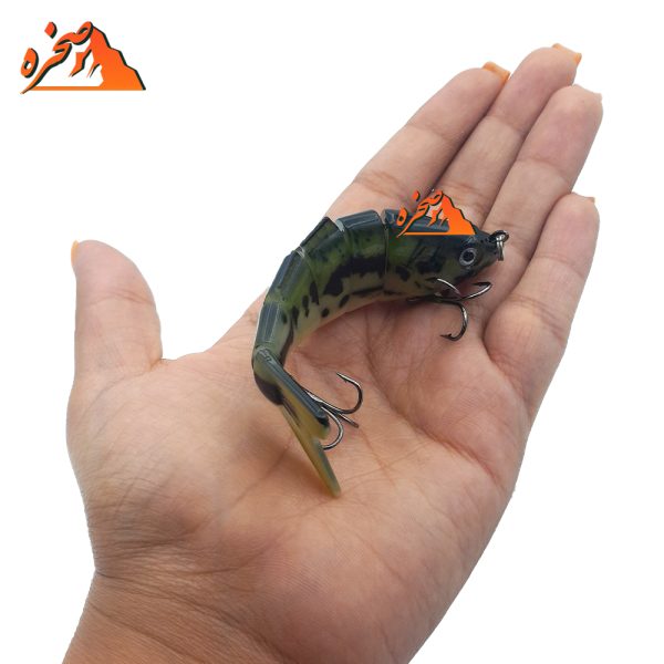 طعمه ماهیگیری شش تکه کد ART110 وزن 20 گرم طول 9 سانتیمتر