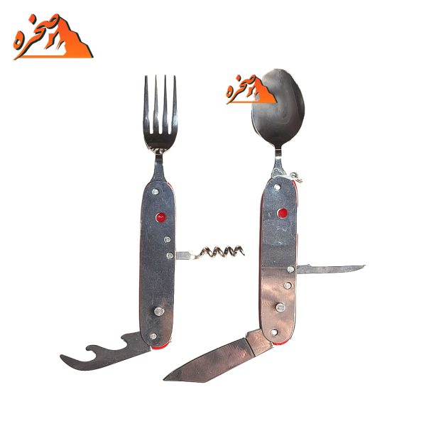 قاشق چنگال کمپینگ کوهنوردی کد 3514 - تصویر 3