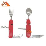 قاشق چنگال کمپینگ کوهنوردی کد 3514 - تصویر 4