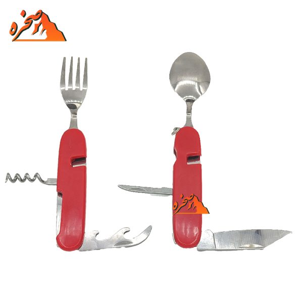 قاشق چنگال کمپینگ کوهنوردی کد 3514 - تصویر 4