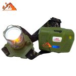 چراغ پیشانی شارژی ارتشی T328 با سه عدد باتری شارژی - تصویر 3