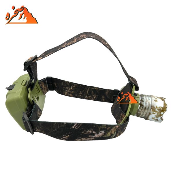 چراغ پیشانی شارژی ارتشی T328 با سه عدد باتری شارژی - تصویر 6
