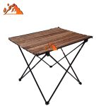 میز استراکچر تاشو سفری صفحه چوبی