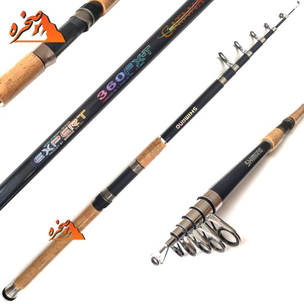 چوب ماهیگیری تلسکوپی shimano طول 3.60 متر - تصویر 3