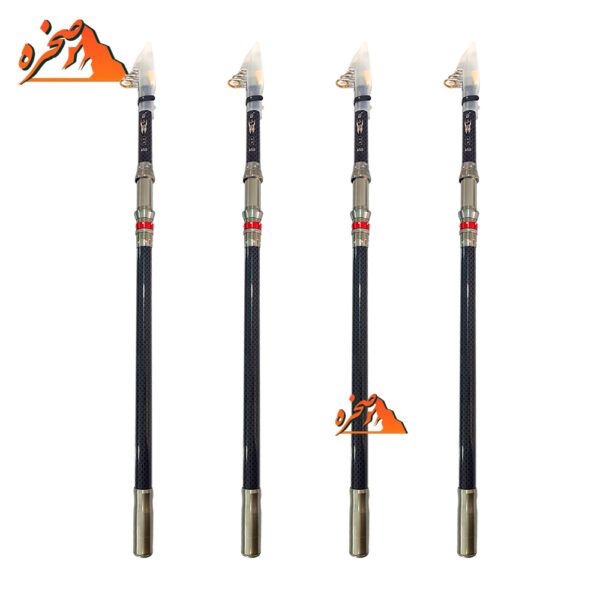 چوب تلسکوپی کربن RONGUAN طول 4.50 متر - تصویر 2